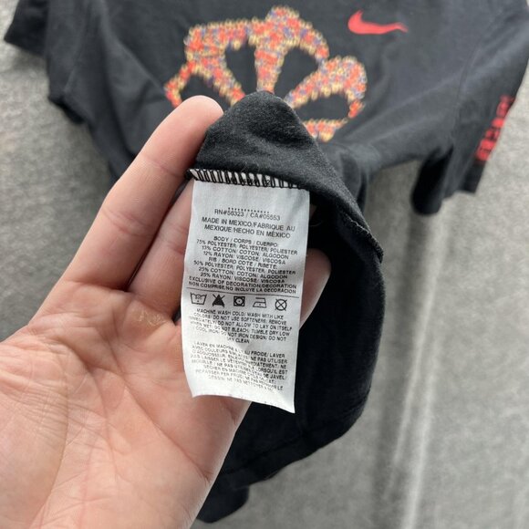 Nike Chicago Marathon Shirt Womens Medium Black Dri Fit 2017 Running Tee - Picture 8 of 12